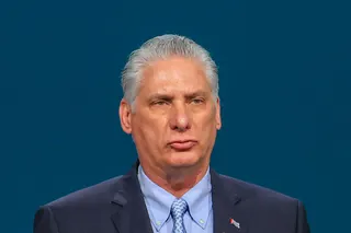 Cuba's President Miguel Diaz-Canel 
acknowledged the 'particularly tense' situation over energy shortages on the island but pinned blame squarely on the United States