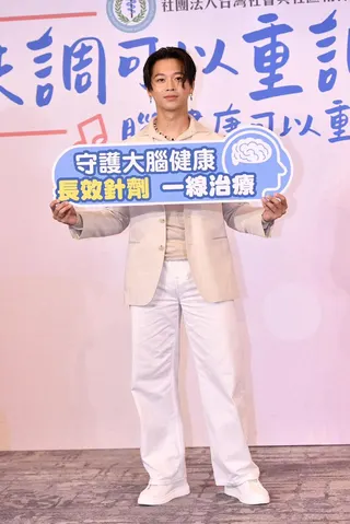 高爾宣擔任思覺失調症衛教大使，為病友發聲。李智為攝