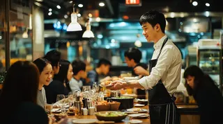 餐飲業示意圖。 (示意圖／AI生成)