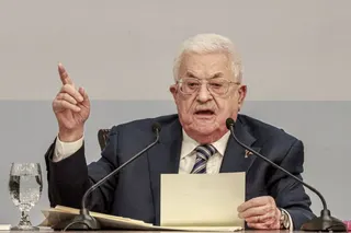 Palestinian president Mahmud Abbas delivers a speech during the eighth Fatah Conference in the Israeli-occupied West Bank city of Ramallah on May 14, 2026.