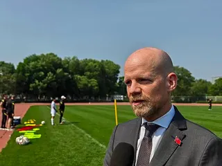 Fifa secretary general Mattias Grafstrom was in China this week. Photo: Xinhua