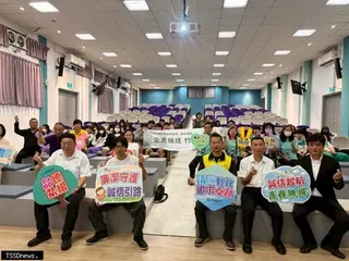 政風校園廉政宣導─企業倫理 竹高『廉』線。（圖:竹山鎮公所提供）