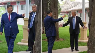 特朗普问习近平是否常邀外宾游中南海 习近平：极少