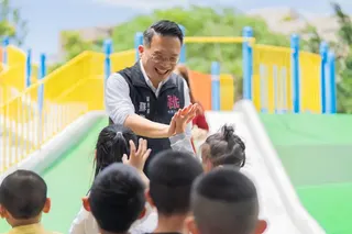桃園市副市長蘇俊賓出席埔仁公園啟用典禮。