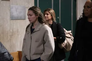 Former actress Jessica Mann appears in Manhattan criminal court to testify against Harvey Weinstein in April. Photo: AFP