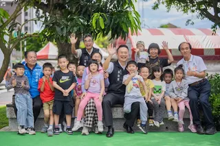 桃園市副市長蘇俊賓出席埔仁公園啟用典禮。