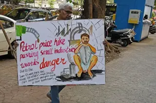 LightRocket via Getty Images A teacher from Gurukul school of art carries back a poster on worries faced by common man due to the ongoing war between US-Iran. Indian Prime Minister Narendra Modi made seven appeals to citizens while addressing a gathering in Hyderabad, urging measures to reduce fuel and oil consumption amid concerns over global conflicts affecting supplies. He encouraged people to avoid buying gold for a year, work from home when possible, use public transport and carpooling, shi