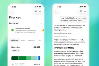 ChatGPT financial accounts