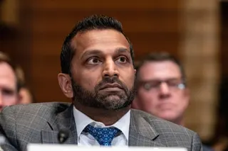 Kash Patel in a suit