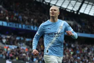 Manchester City striker Erling Haaland will lend his voice to a fierce warrior character in ‘Viqueens’, due for release on Christmas Day. — AFP pic