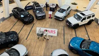 中國車企奇瑞汽車2025年6月在南非約翰尼斯堡舉行的發布會上，展出瑞虎8和瑞虎9...