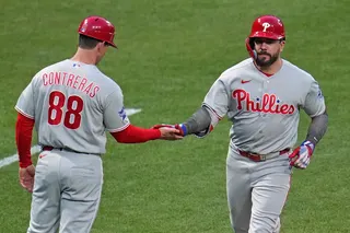 MLB(影)／洗碗伯20轟繼續炸裂！史瓦伯近8戰狂轟9發 費城人落後6分照樣翻盤