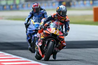 Pedro Acosta and Alez Marquez in action.