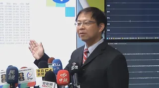 地震測報中心科長陳達毅表示，未來1周恐發生規模4至4.5餘震。(記者胡瑞玲／翻攝...