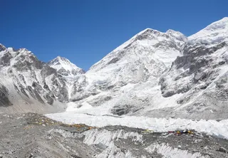 General view of Everest base camp overlooking Mount Everest and surrounding Himalayan peaks in Solukhumbu district, Nepal, April 17, 2025. — Reuters pic
