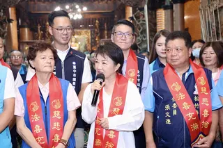 盧秀燕致詞。（圖/台中市府提供）