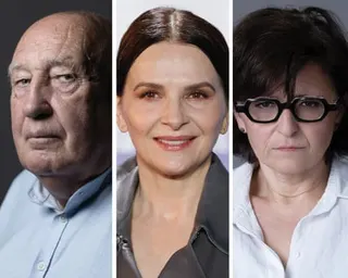Raymond Depardon, Juliette Binoche and Sepideh Farsi
