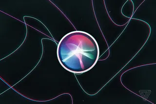 Siri logo on a black background
