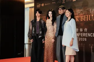 (From left): Bai Run-yin, Fan Bingbing, director Chong Keat Aun and Pearlly Chua at a May 10 press conference. — Picture courtesy of Click Entertainment