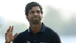 Aaron Rai celebrates winning the 2026 US PGA Championship
