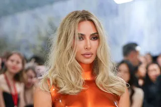 Kim Kardashian arrives at the 2026 Met Gala in New York on May 4. Photo: AFP