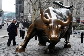 The Charging Bull in New York’s Wall Street district, January 16, 2019. The financial hub has become the backdrop to a viral legal dispute distorted by AI-generated content online. — Reuters pic