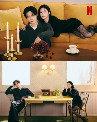 高允貞、金宣虎因合作韓劇《愛情怎麼翻譯？》傳出緋聞。（圖／翻攝自IG @netflixkr）