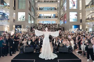 Fan Bingbing shares a moment with Malaysian fans at Pavilion Kuala Lumpur, the first stop of the ‘Mother Bhumi’ promotional campaign. — Picture courtesy of Click Entertainment