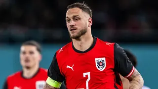 Marko Arnautovic in action for Austria