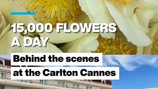 Behind the scenes at the Carlton Cannes