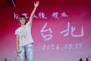孙燕姿《就在日落以后》台北大巨蛋巡演第二场。 （Make Music提供）
