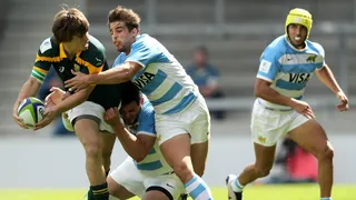 Benhard Janse van Rensburg playing for South Africa under-20s