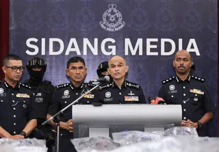 Selangor police chief Datuk Shazeli Kahar said that they have crippled a drug smuggling syndicate with the seizure of ganja buds worth RM13.85 million at the Kuala Lumpur International Airport (KLIA). — NSTP/ AZIAH AZMEE