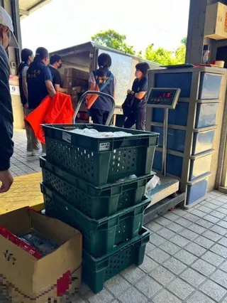 扣案之逾期肉品共計1萬2450公斤。橋檢提供