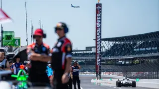 Pitlane at the start of Indy 500 practice