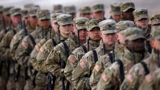 U.S. soldiers attend the inauguration ceremony of bilateral military training between U.S. and Polish troops in Zagan, Poland, January 30, 2017. REUTERS/Kacper Pempel - RTSY23N