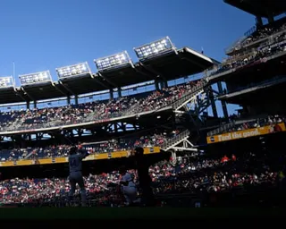 The incident occurred during Sunday’s game at Nationals Park