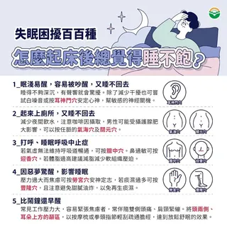 睡眠中斷的成因同樣多元。（圖／馬光中醫診所）