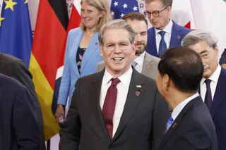 US Secretary of Treasury Scott Bessent attended the talks