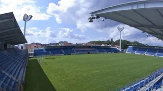A general view of 1. FC Slovacko's Mestsky Stadium