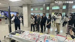 內政部長劉世芳參加刑事局毒駕成果發表記者會。（圖／記者楊忠翰攝影）