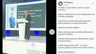 何晶：向阿邦佐与团队致敬 砂领跑亚洲绿色经济