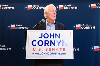 US Senator John Cornyn speaks to the media in Austin, Texas, in March. Photo: AP