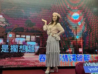 47歲台語歌后秀蘭瑪雅17度入圍金曲「最佳台語女歌手獎」。（圖／記者 伍映澄 攝）