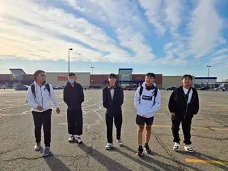 從教室走向世界之巔，康橋團隊抵達美國底特律參加大賽。（圖／主辦單位提供）
