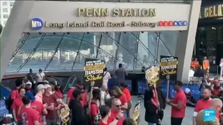 Rare strike forces busiest US commuter line to a halt