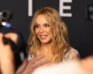 Kylie Minogue at the London launch of the Netflix documentary Kylie, on Monday.