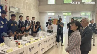 內政部長劉世芳參加刑事局毒駕成果發表記者會。（圖／記者楊忠翰攝影）