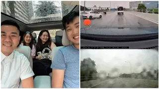 雨中见温情！议员停车载雨中公众 网民赞：好榜样