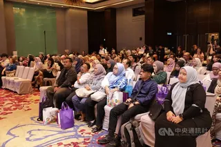 交通部觀光署首度在吉隆坡舉辦穆斯林專場觀光推廣會，受到大馬穆斯林旅遊業者關注。中央社記者黃自強吉隆坡攝　115年5月19日